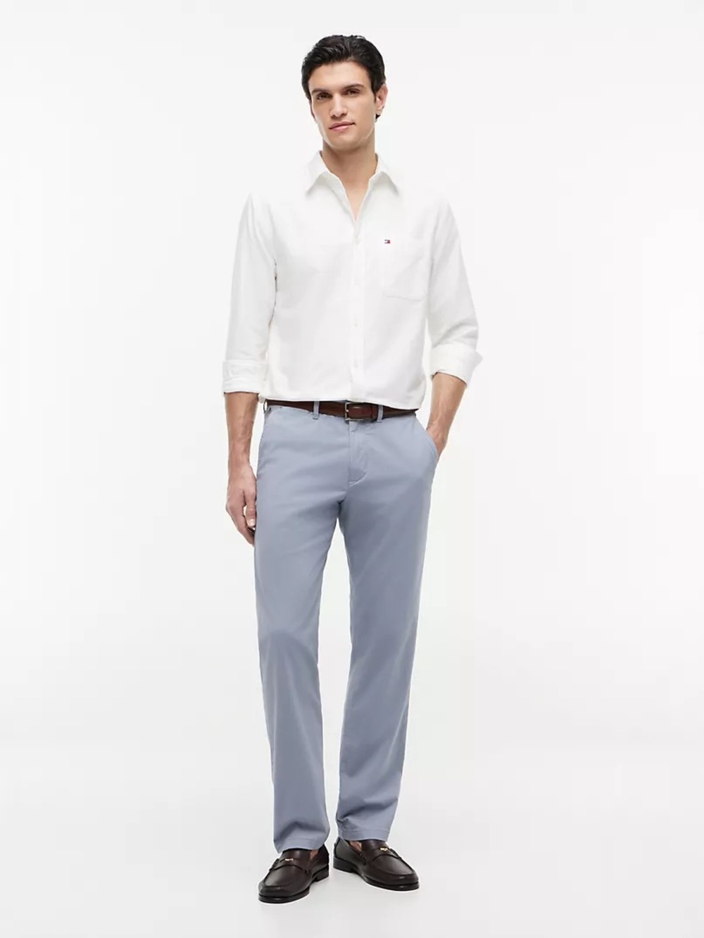Tommy Hilfiger THFlex Tommy Straight Chino 33/30 grey work pants